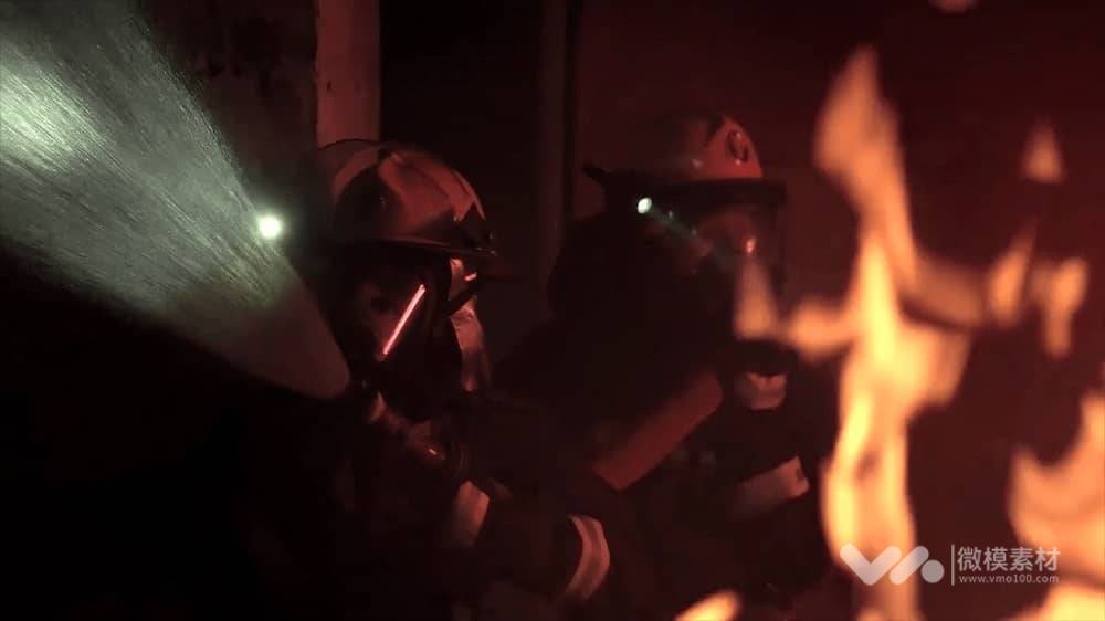 消防战士、救火英雄视频素材