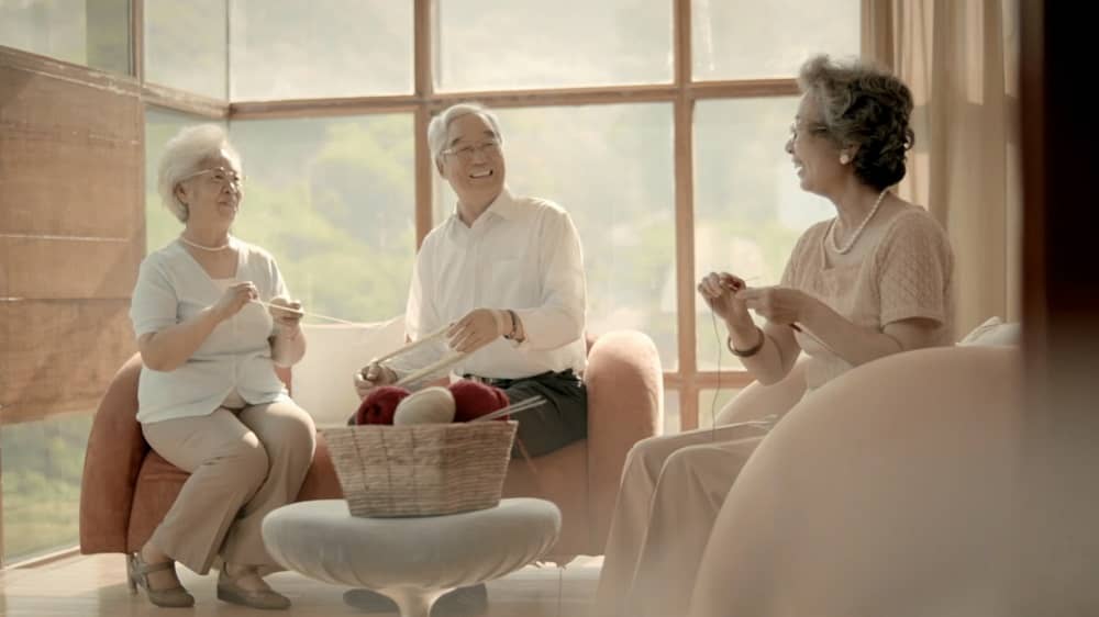 老人休闲运动 儿童老人 敬老院 幸福家庭视频合集包素材