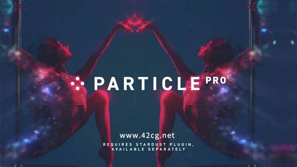 魔法粒子破碎消散汇聚特效生成器AE脚本 Particle Pro V1.3.0 Win&Mac